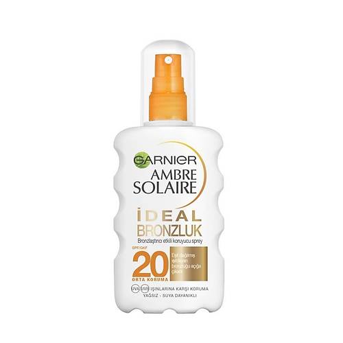 Garnier Ambre Solaire deal Bronzlatrc Etkili Koruyucu Sprey SPF 20 200 ML