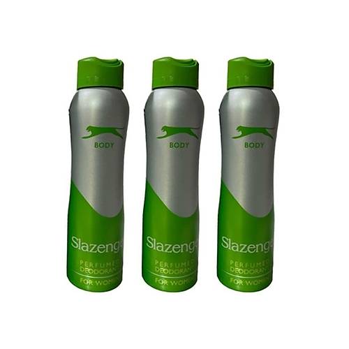 Slazenger Yeil Kadn Sprey Deodorant 3 x 150 ML