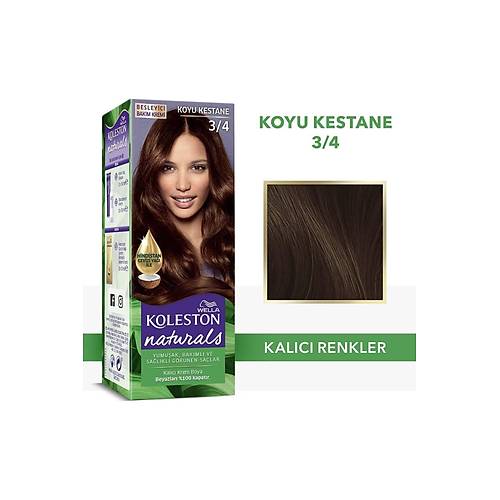 Wella Koleston Naturals Sa Boyas 3/4 Koyu Kestane