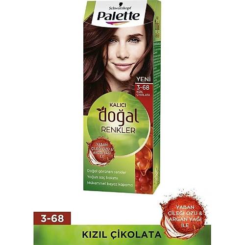 Schwarzkopf Palette Kalc Doal Renkler 3-68 Kzl ikolata Sa Boyas