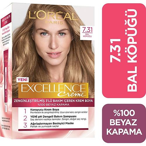 L'oral Paris Excellence Creme Sa Boyas 7.31 Bal Kp