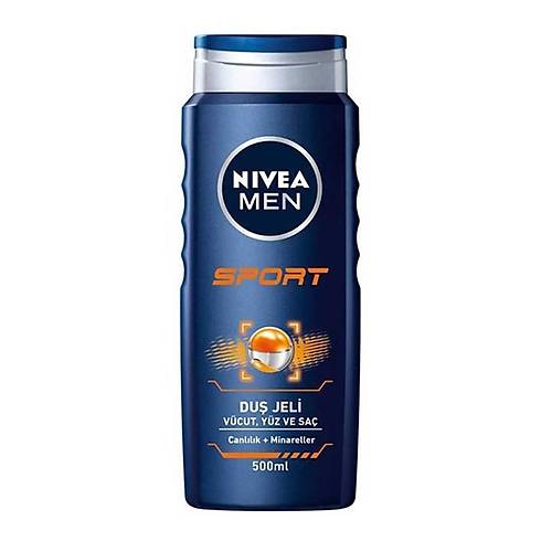 Nivea Men Sport Erkek Sa Yz ve Vcut Ykama Jeli 500 ML