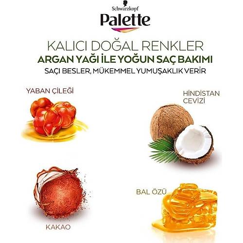 Schwarzkopf Palette Kalc Doal Renkler 3-68 Kzl ikolata Sa Boyas