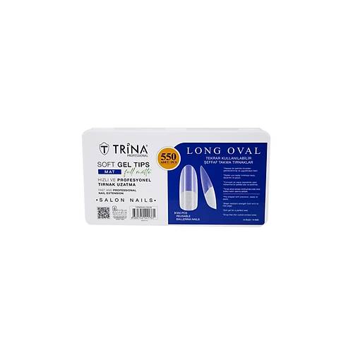 Trina Soft Jel Takma Trnak - Long Oval (FULL MAT) 550' Li - 26