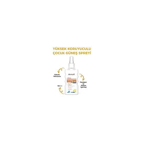 Dermokil Yksek Koruyucu ocuk Gne Spreyi 50 spf 200 ml x 3 Adet