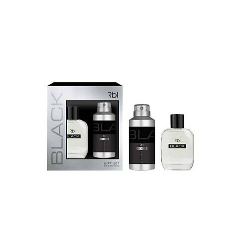 Rebul Black EDT 50 ml + Deodorant Sprey 150 ml Erkek Parfm Seti