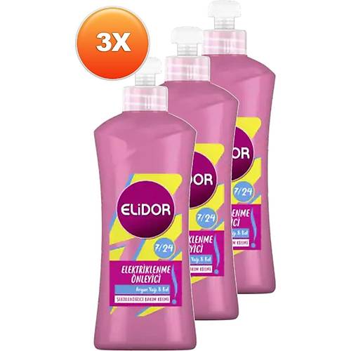 Elidor 7/24 Krem Elektriklenme nleyici Sa ekillendirici 300 Ml. l Paket