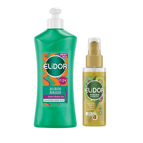 Elidor 7/24 ekillendirici Sa Bakm Kremi + Doann Enerjisi Serum Sa Bakm Ya Seti