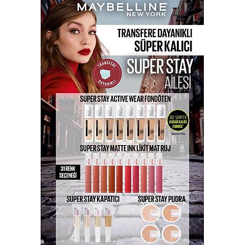 Maybelline New York Super Stay Matte Ink Likit Mat Ruj - 15 Lover - Pembe