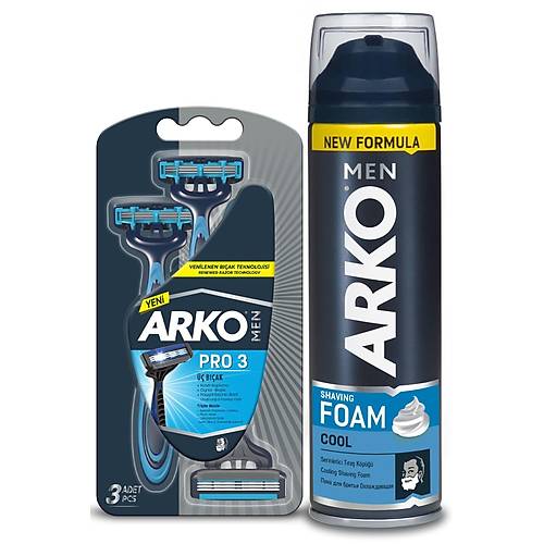 Arko T3 Pro 3 Bakl Tra Ba 3'L & Cool Tra Kp 200 ml Avantaj Paketi