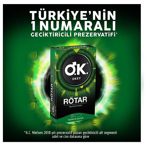 Okey Rtar Prezervatif 10'lu