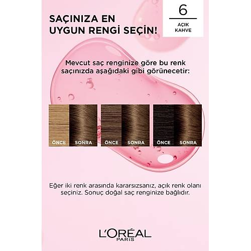 L'oral Paris Excellence Creme Sa Boyas - 6 Ak Kahve