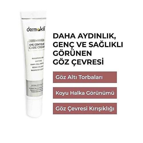 Dermokil Gz evresi Bakm Kremi 15 ml 8697916020851