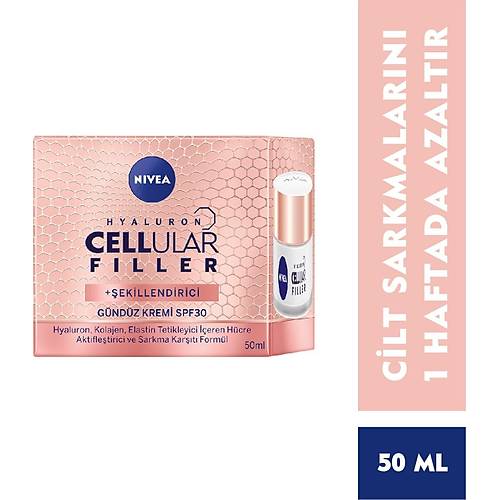 Nivea Hyaluron Cellular Filler + ekillendirici  Gndz Kremi 50 ml