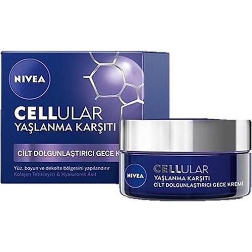 Nivea Cellular Night Cream -  Gece Bakm Kremi 50 ml