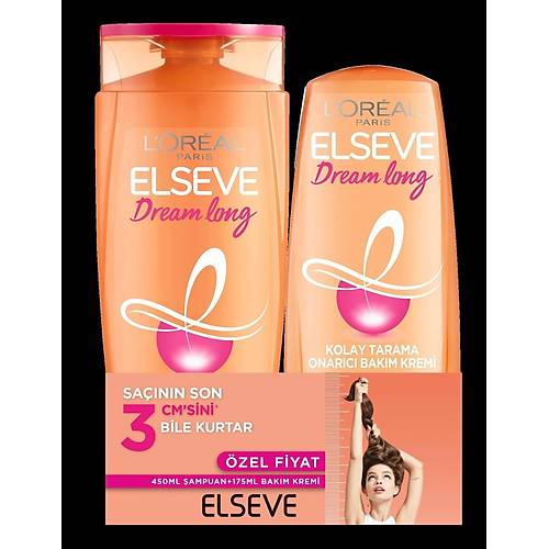 Loreal Paris Elseve Dream Long ampuan 450 ml + Sa Bakm Kremi 175 ml