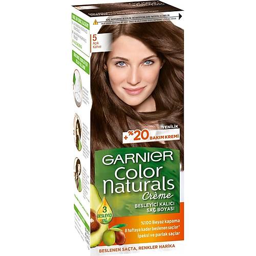 Garnier Color Nyasaturals 5/0 - Ak Kahve Sa Boyas