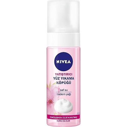 NIVEA Yz Ykama Kp Yattrc 150ml Kuru Ciltler Derinlemesine Yz Temizleme, Doal Badem Ya