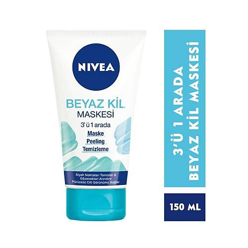 Neutrogena Sivilce Kart Yz Temizleme Jeli 200 Ml& Nivea Beyaz Kil Maskesi 3'1 Arada Maske150 Ml