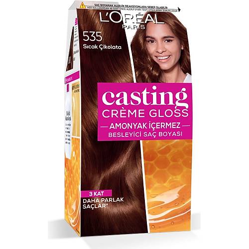 L'Oral Paris Casting Crme Gloss Sa Boyas - 535 Scak ikolata