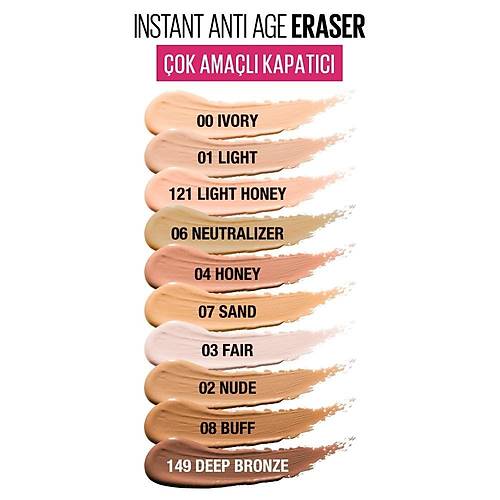 Maybelline New York Instant Anti Age Eraser Kapatc, 03 Fair