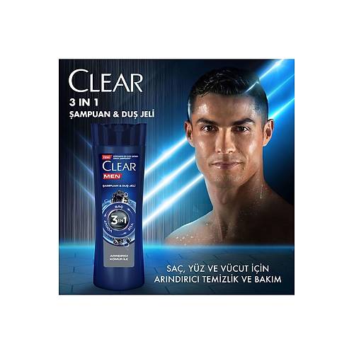 Clear Men 3 In 1 ampuan & Du Jeli Arndrc Kmr Sa Yz Vcut Iin 350 ml X3