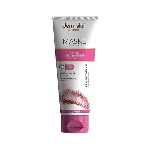 Dermokil  Peeling Etkili Ve Ya Dengeleyici Pembe Kil Maskesi 75 ml