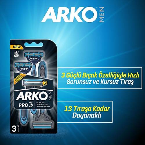 Arko Men Pro3 Tra Ba T3 3'l (2 Adet)