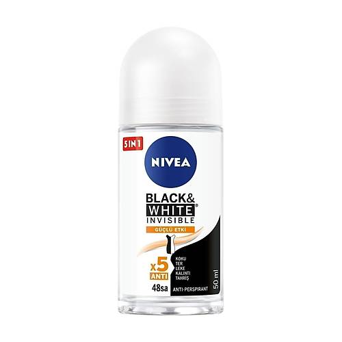 Nivea Kadn Roll-on Black & White Invisible Gl Etki 50 ml