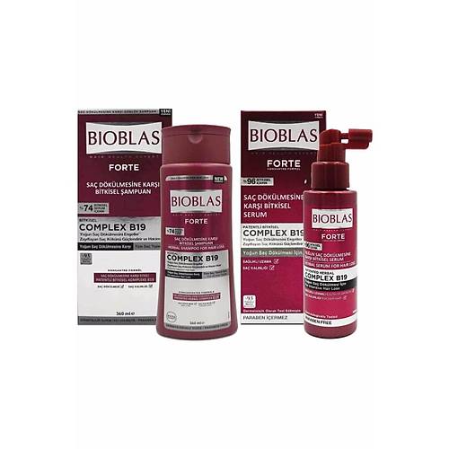 Bioblas Forte Sa Dklmesine Kar Bitkisel Serum 100 Ml & ampuan 360 Ml