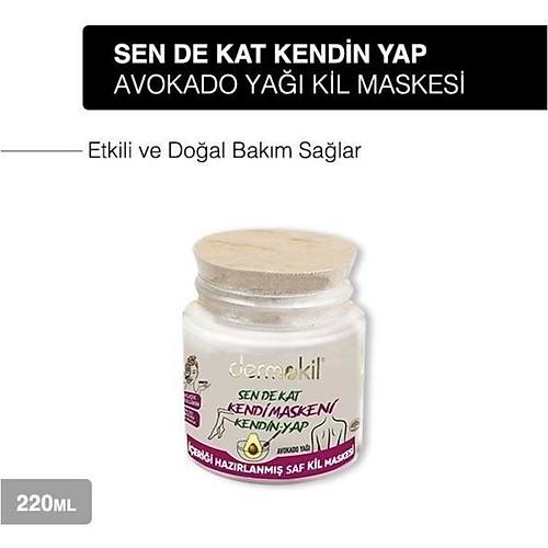 Dermokil Sen De Kat Kendi Maskeni Kendin Yap Avokado Ya Kil Maskesi 280 ml