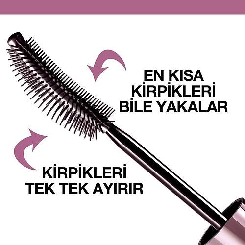 Maybelline New York Lash Sensational Yelpaze Etkili Suya Dayankl Siyah Maskara, 9.4 ml