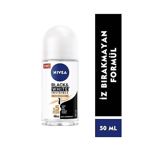 Nivea Kadn Roll-on Black & White Invisible Gl Etki 50 ml