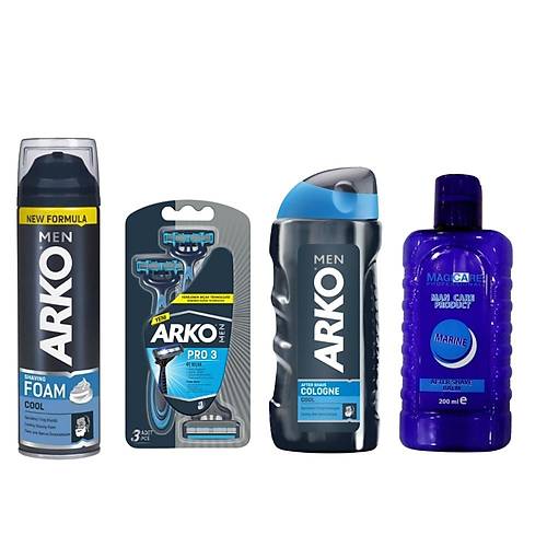 Magicare After Shave Balm Marne+Arko Men T3 Pro 3 Bakl Tra Ba 3'l & Cool Tra Kp 200