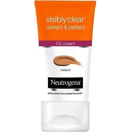 Neutrogena Visibly Clear Correct & Perfect Cc Krem Orta Ton 