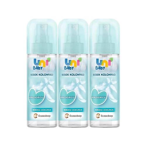 Uni Baby Kolonya Bebeksi Kokular 150 ml x 3 Adet