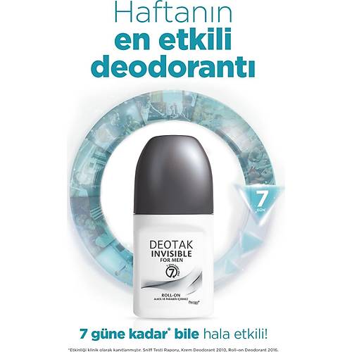 Deotak Invisible Men Roll On Deodorant 35 ml