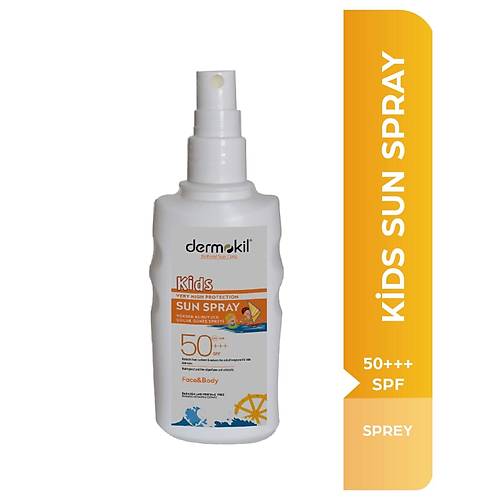 Dermokil 50+++Spf Yksek Koruyucu ocuk Gne Spreyi 200 ml