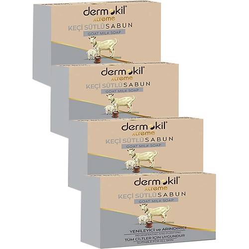 Dermokl Sabun Kec Sutlu 100GR 4'l Paket