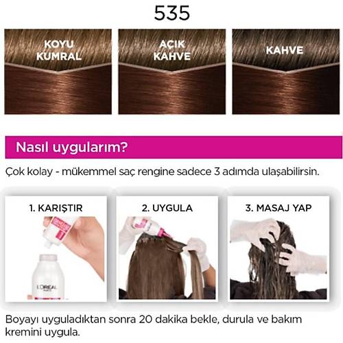 L'Oral Paris Casting Crme Gloss Sa Boyas - 535 Scak ikolata