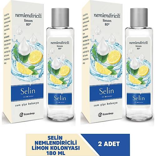 Selin Nemlendiricili KOLONYA180 ml 2'li