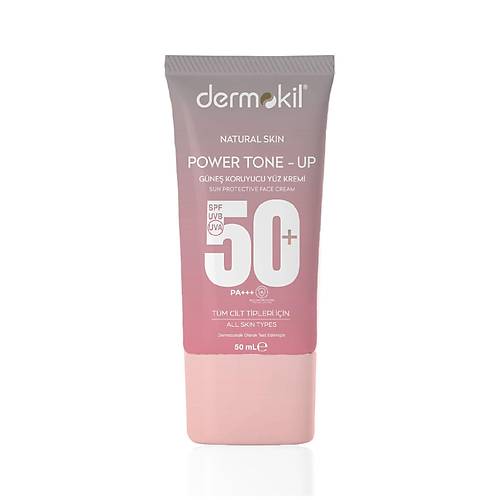 Dermokil Power Tone-Up Gne Koruyucu Yz Kremi 50+Spf