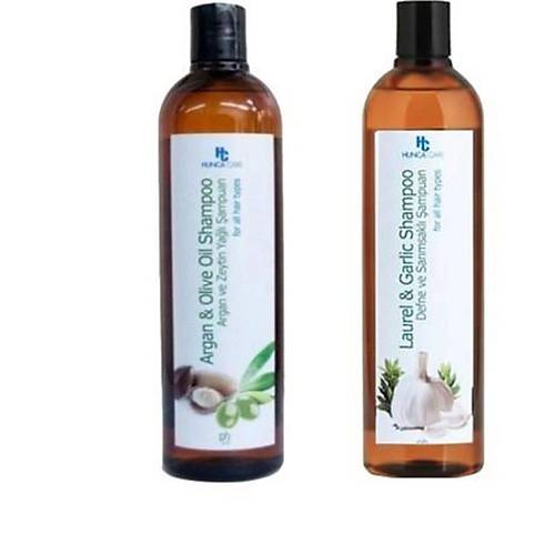 Hunca Care Sarmsakl ve Argan ve Zeytinyal ampuan 400 ML