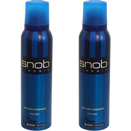 Snob For Men Classic Deodorant 150 ml x 2 Adet