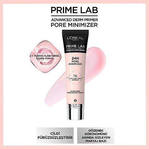 L'oral Paris Prime Lab Pore Minimizer Gzenek Kltc Makyaj Baz