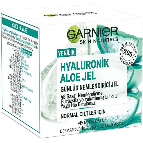 Garnier Hyaluronik Aloe Jel - Gnlk Nemlendirici 50 Ml