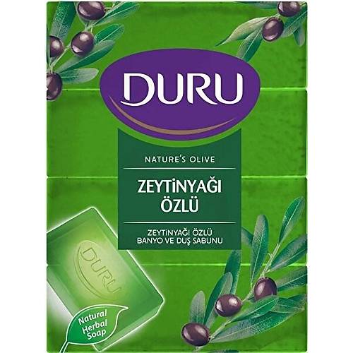 Duru Natural Olive Zeytinyal 4 Adet Banyo Sabunu 600Gr