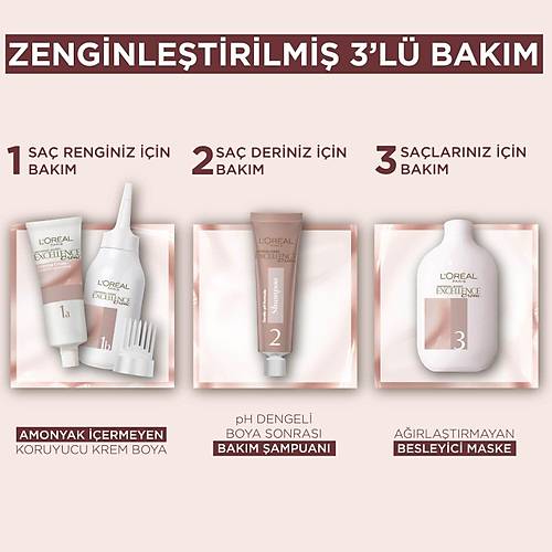 L?oral Paris Excellence Creme Nude Renkler Sa Boyas ? 10U Nude Ak Sar