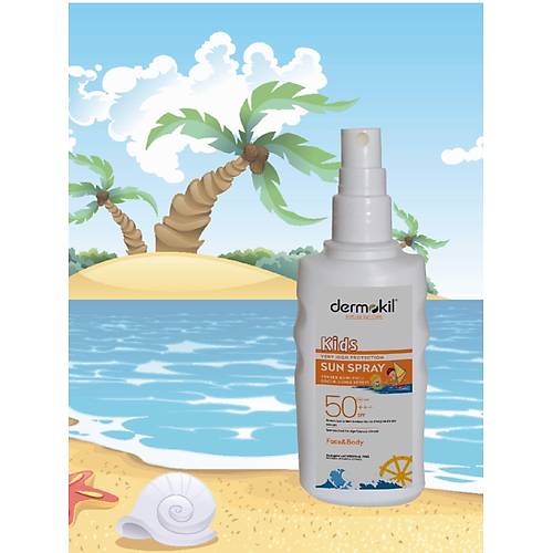 Dermokil 50+++Spf Yksek Koruyucu ocuk Gne Spreyi 200 ml