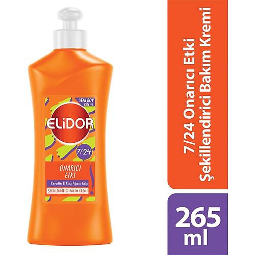 Elidor 7/24 ekillendirici Sa Bakm Kremi Onarc Etki Keratin & ay Aac Ya 265 ml